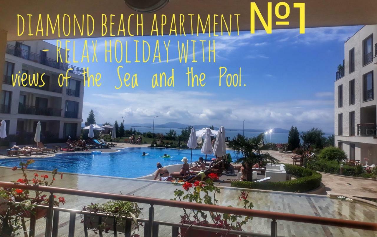 בורגאס Diamond Apartment №1 - Relax Holiday Views Sea And Pool מראה חיצוני תמונה